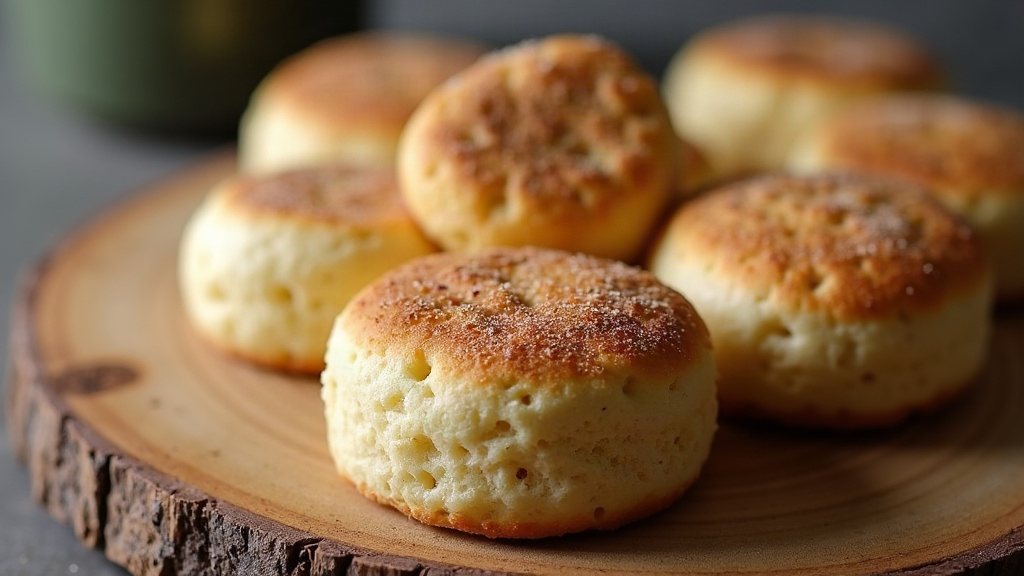 Overnight Sourdough English Muffins with Semolina